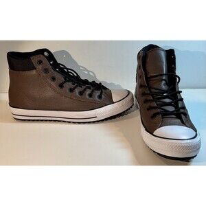 New No Box Converse Chuck Taylor City Trek Waterproof Brown Leather Sneakers 9.5